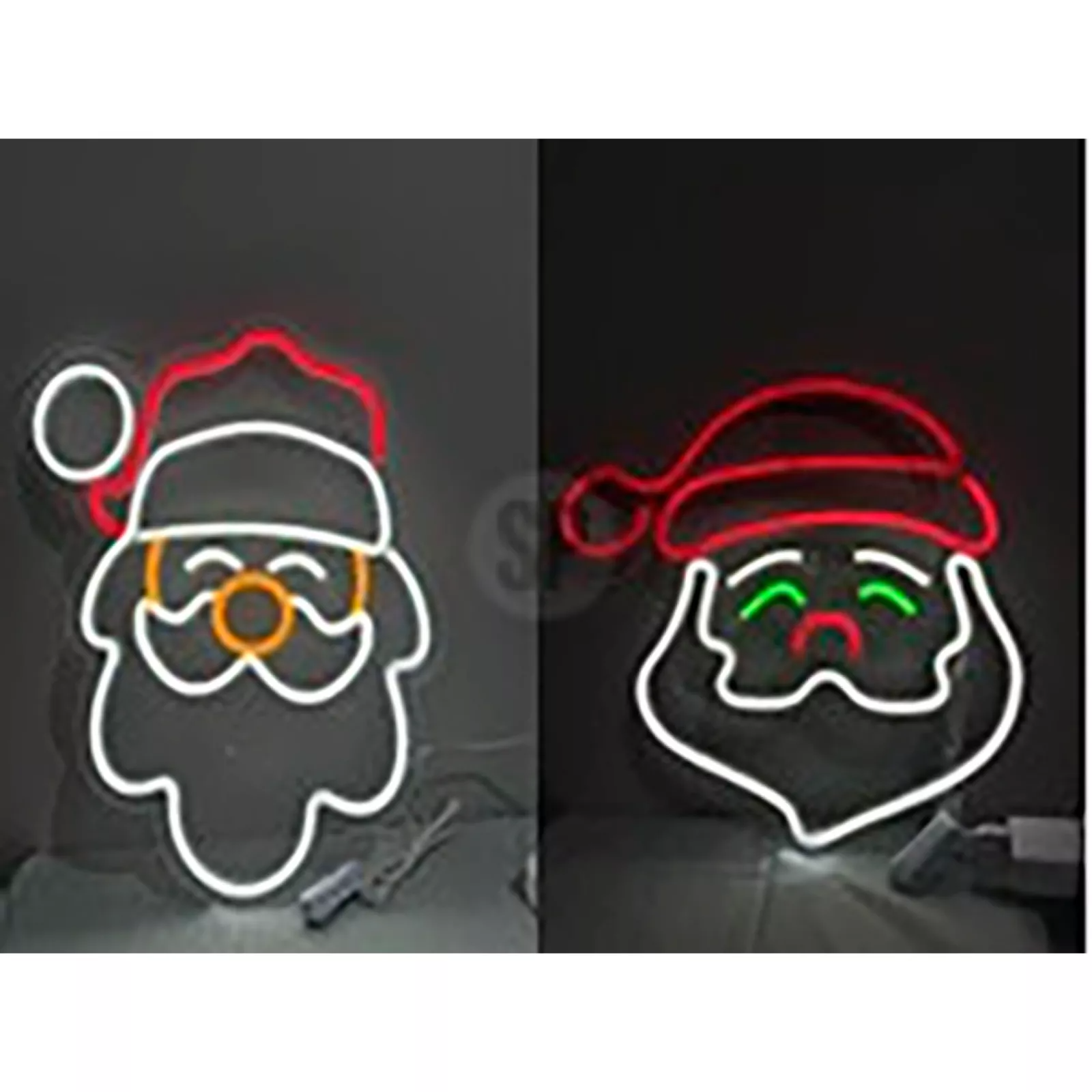 FIGURA NAVIDEÑA NEON 2 MODELOS